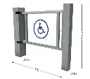 Puerta Unidireccional Mecánica 116cm 003 - 2Tec Sistemas.webp
