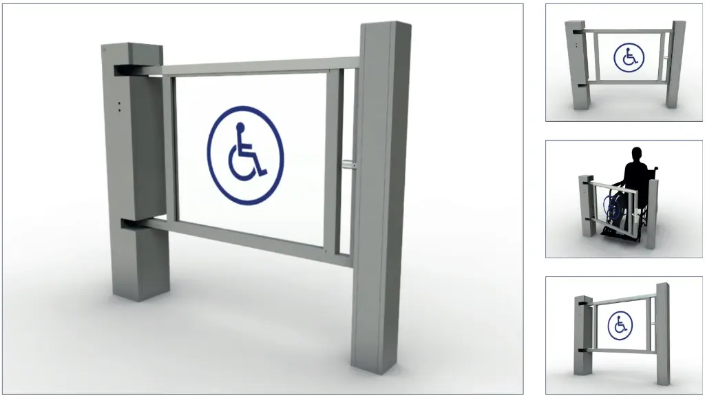 Puerta Unidireccional Mecánica 116cm 002 - 2Tec Sistemas.webp