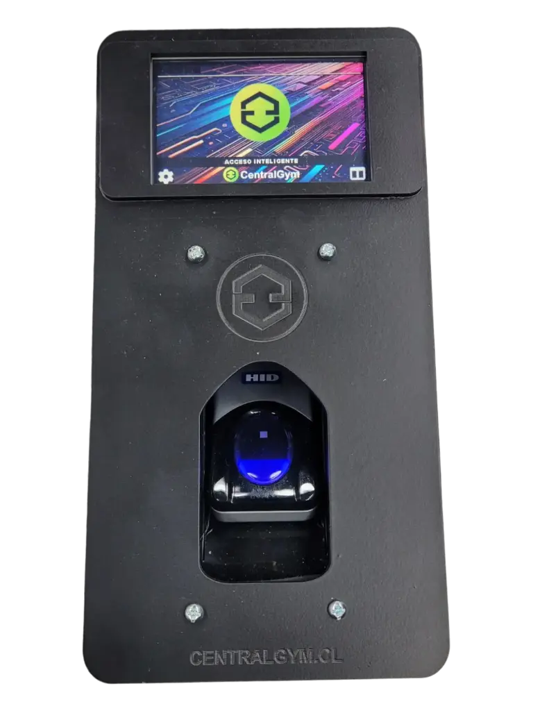CentralGym: Kit Panel Frontal de Acceso v1 (Para Tapa Torniquete Angular)
