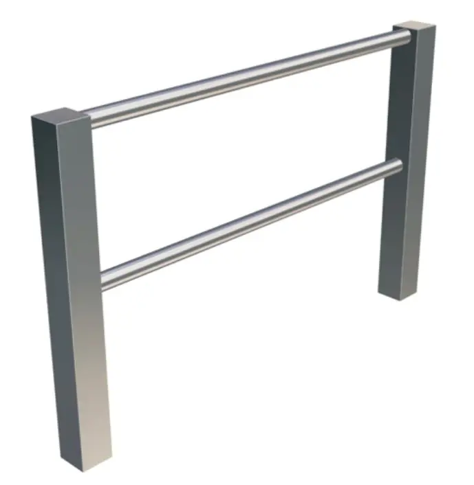Baranda Pilar Cuadrado (Pasamanos de Acero Inoxidable)
