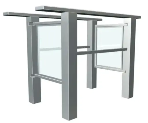 Puerta Unidireccional Mecánica de Doble Aspa (71cm)